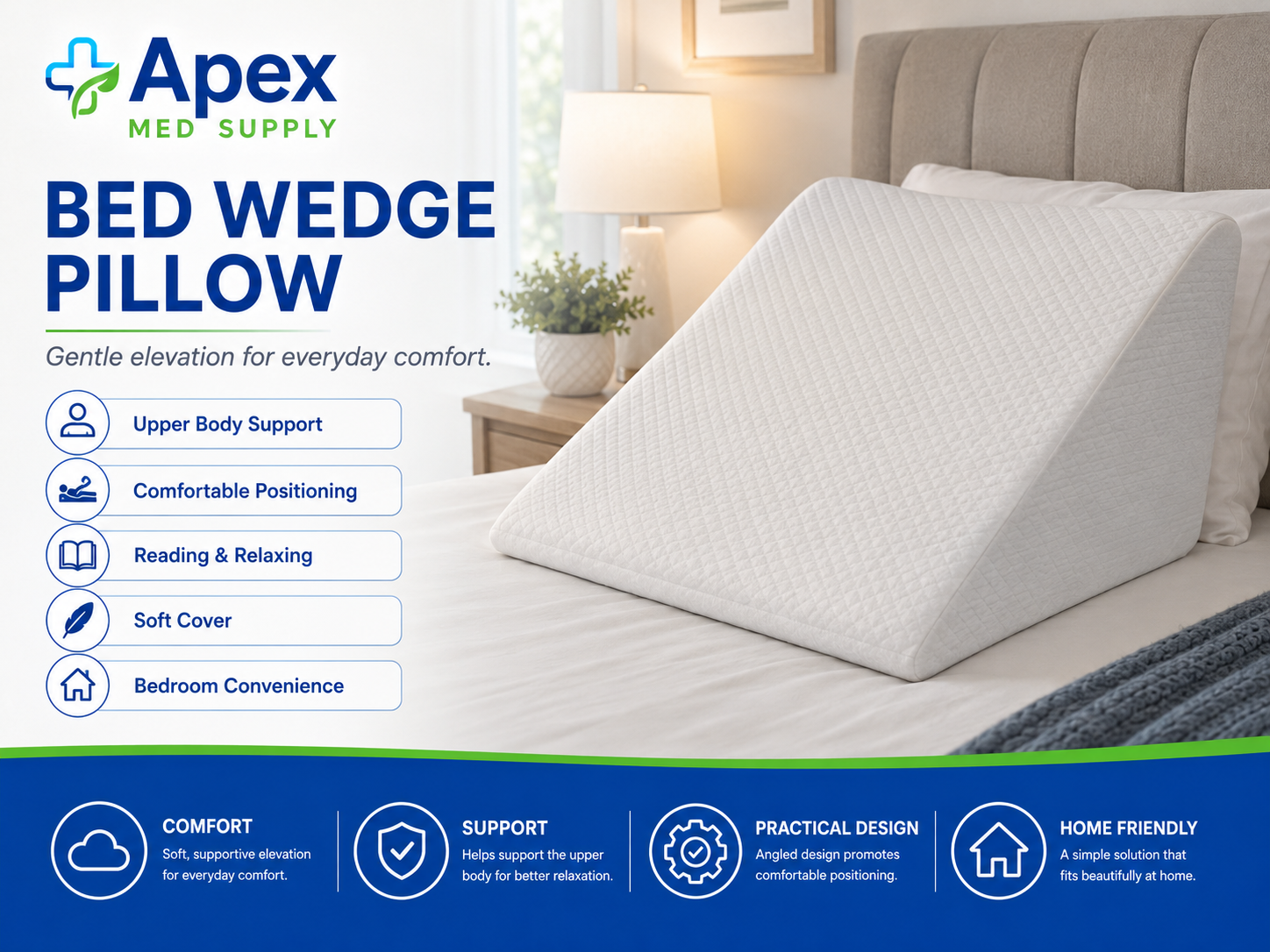 Bed Wedge Pillow
