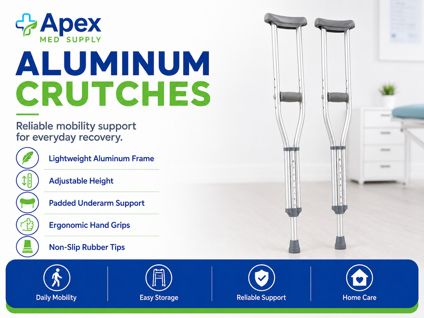 Aluminum Crutches