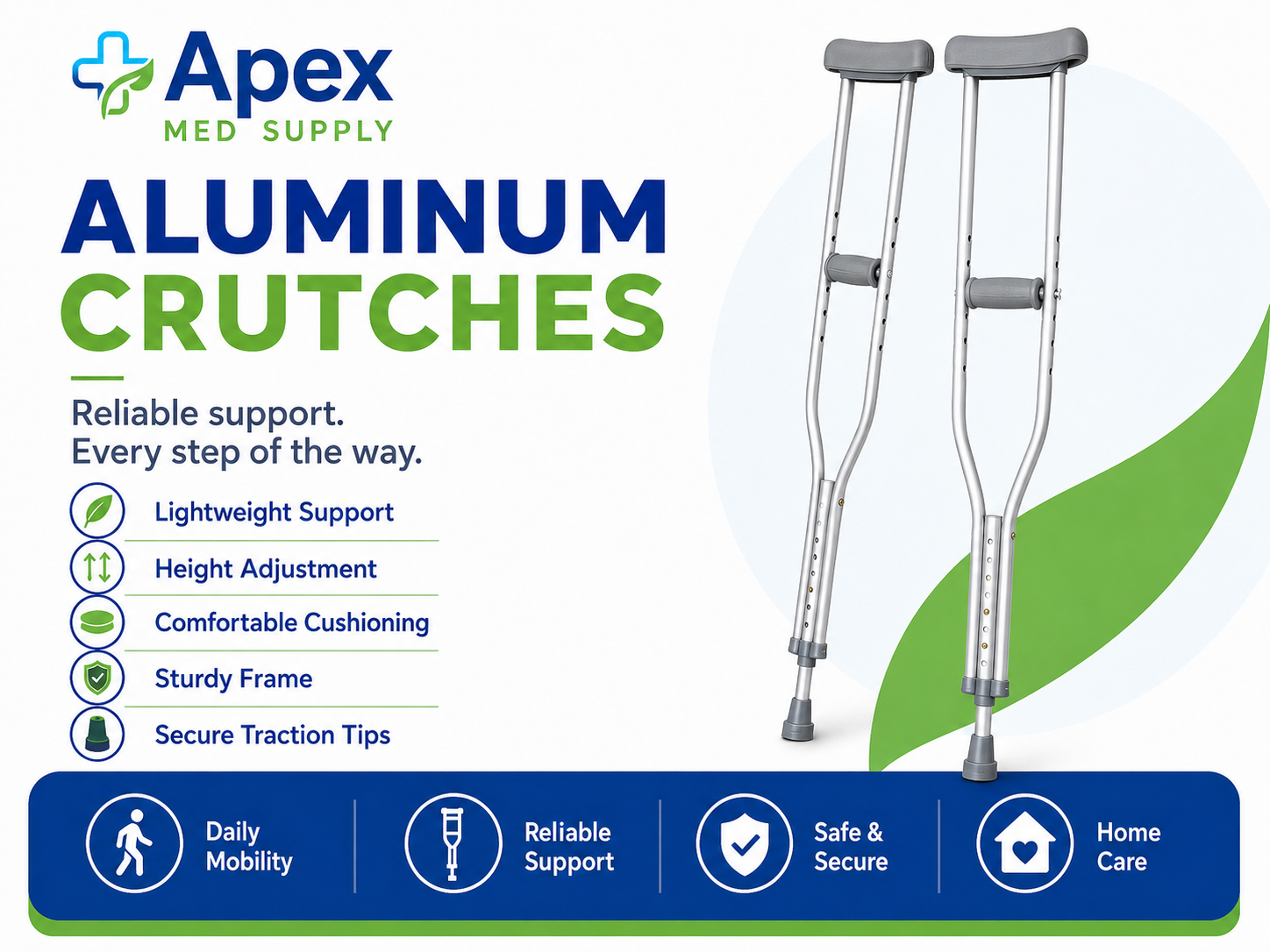 Aluminum Crutches