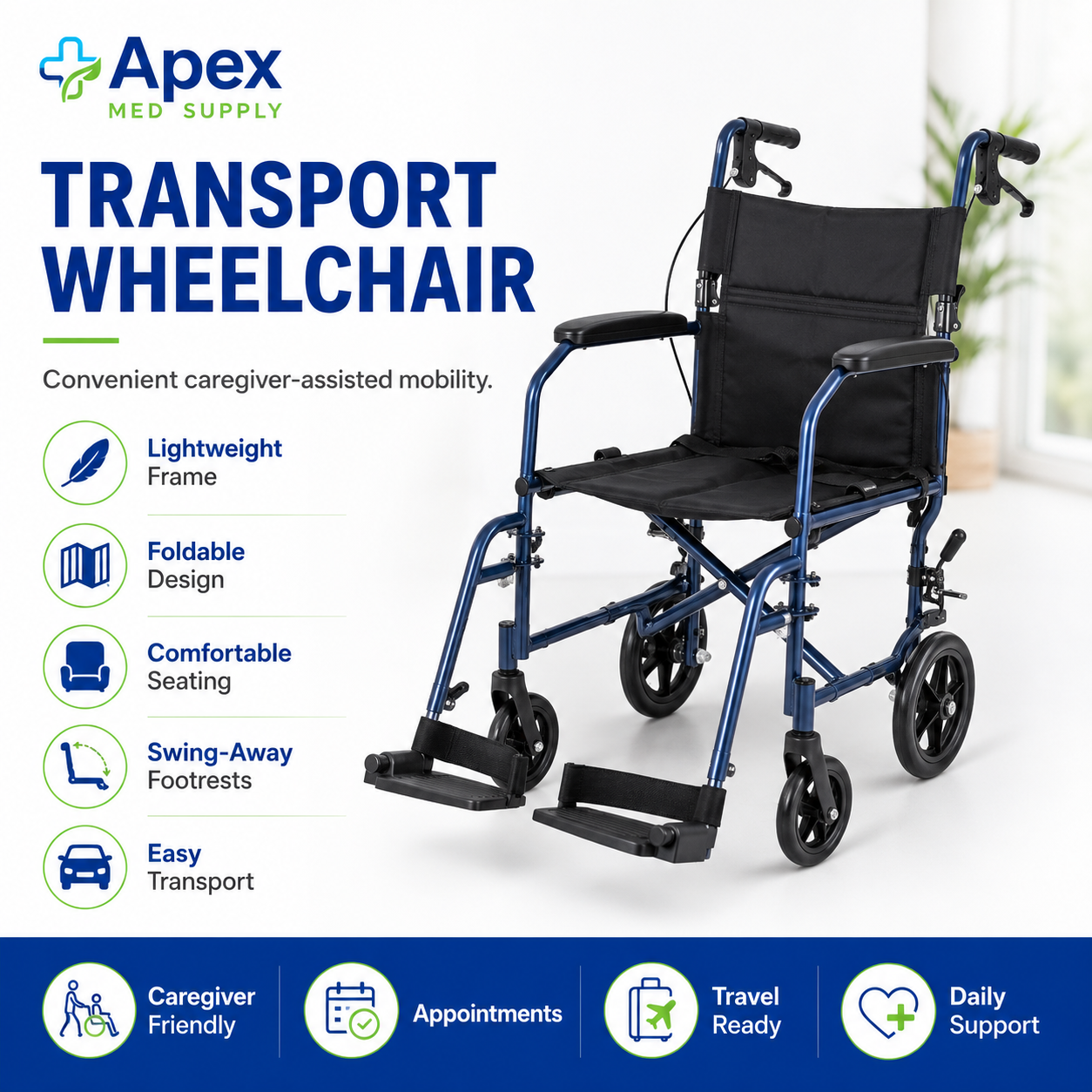 Transport Wheelchair