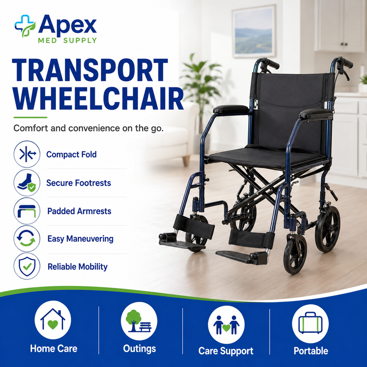 Transport Wheelchair