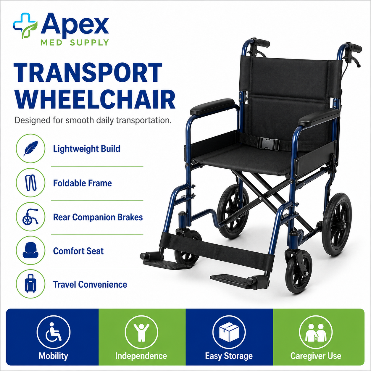 Transport Wheelchair