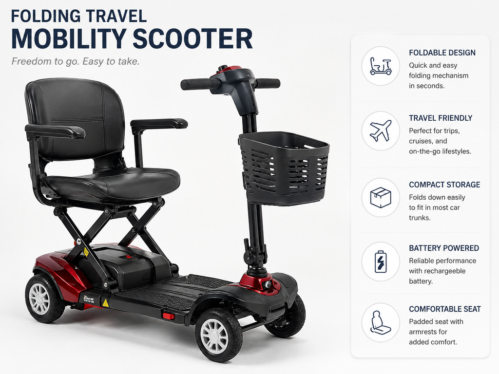 Folding Travel Mobility Scooter