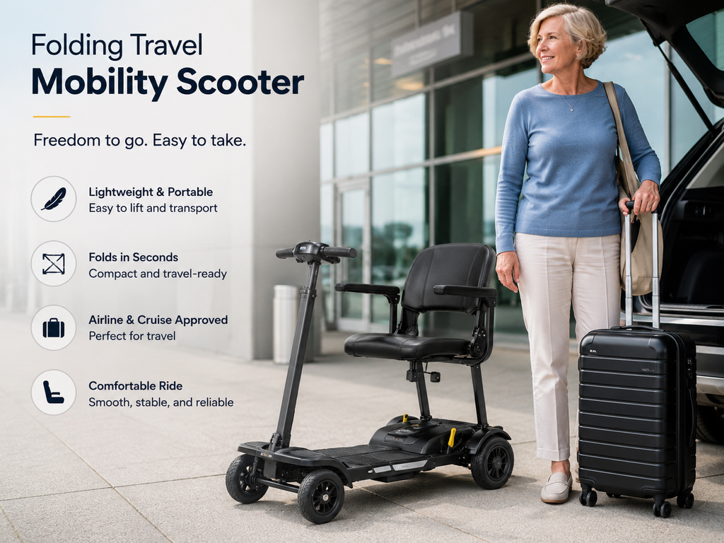 Folding Travel Mobility Scooter