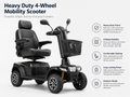 Heavy Duty 4-Wheel Mobility Scooter