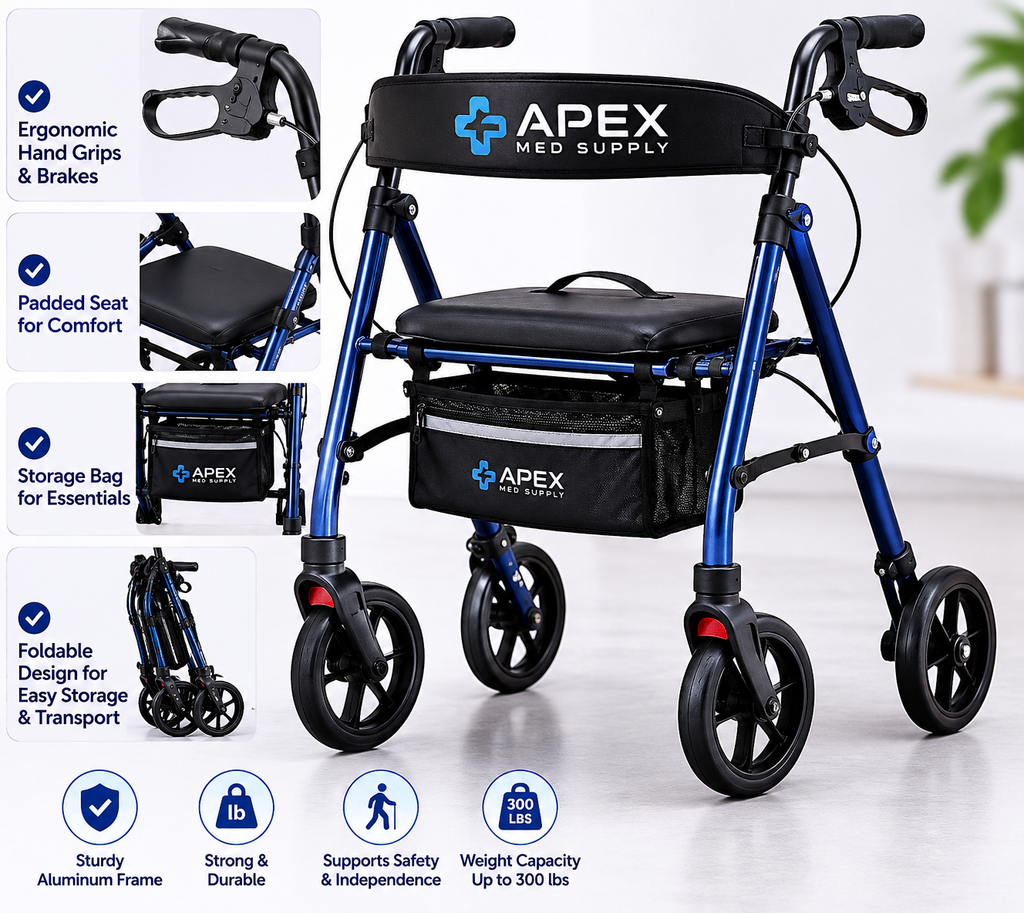 Premium Rollator Walker
